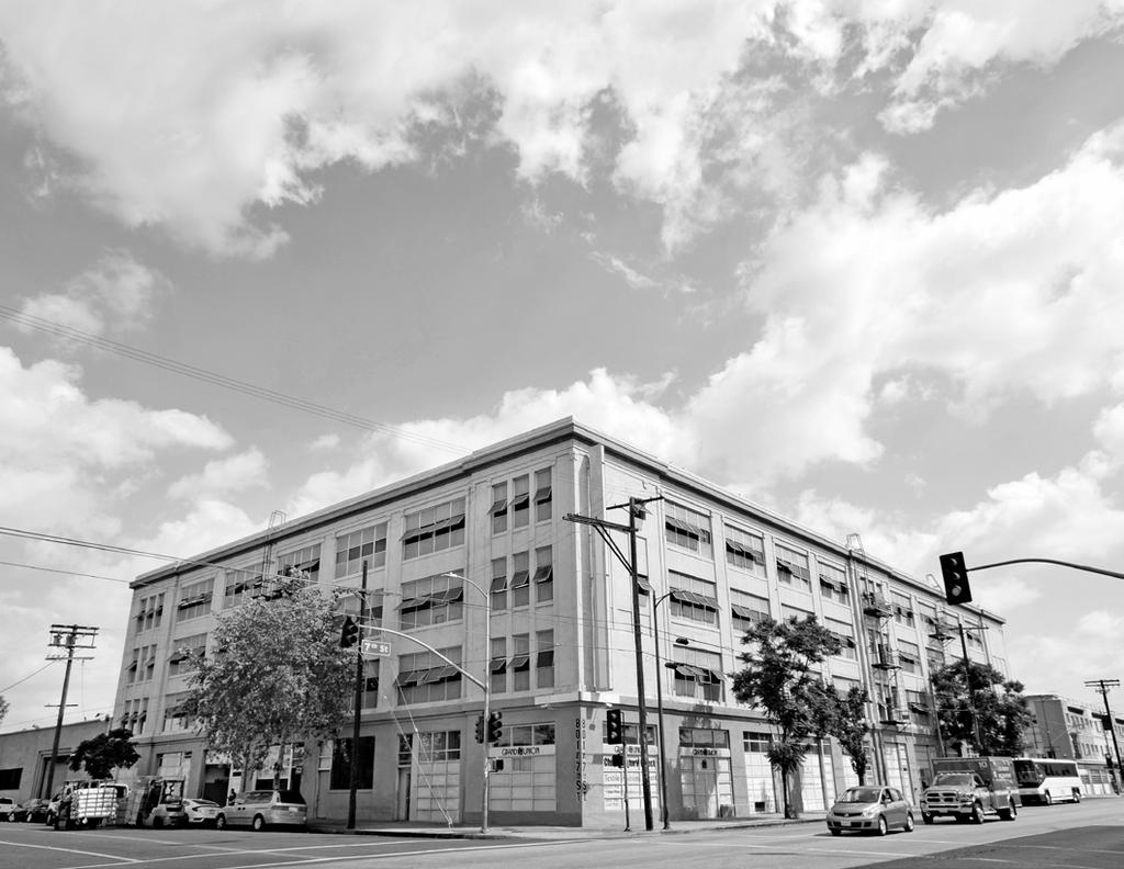 { PROPERTY HIGHLIGHTS} Permitted plans for 98 market-rate residential and creative units (no affordable component) 4-Story, poured-in-place concrete construction with workable floor plates At the