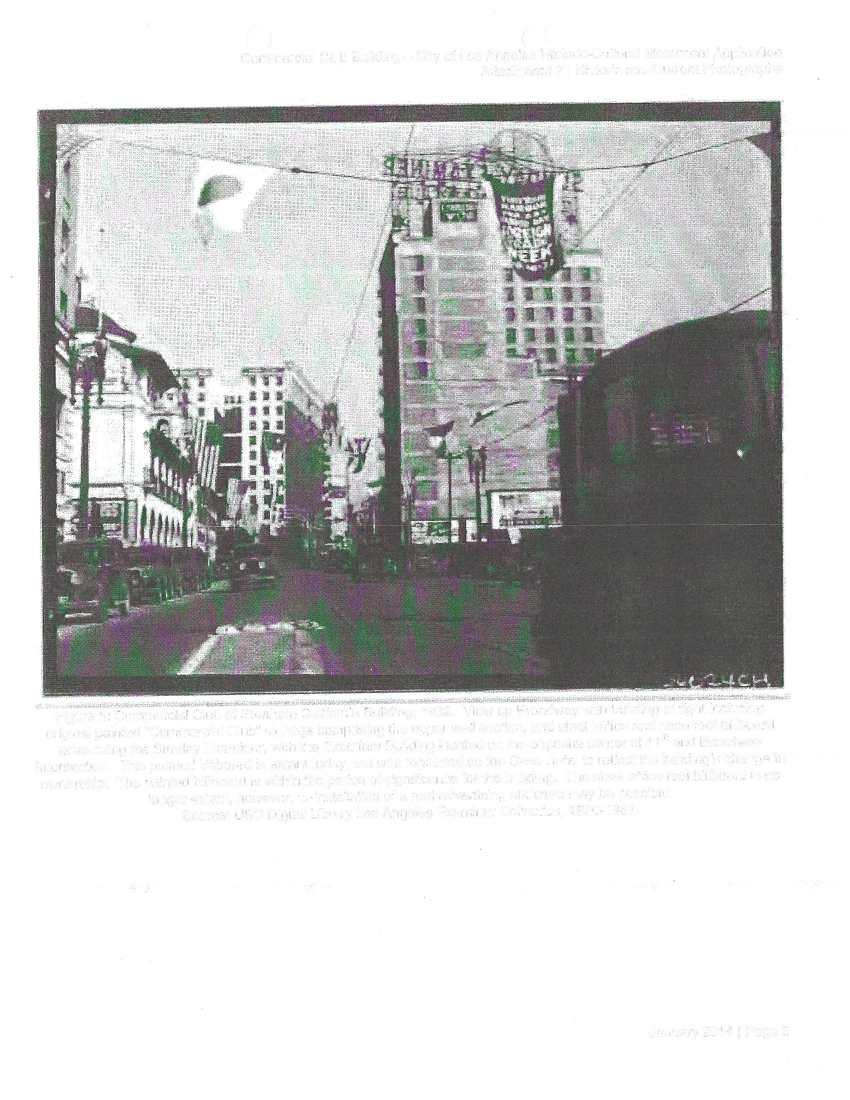 Commercial Club Building City of Los Angeles Historic-Cultural Monument Application Attachment 2 I Historic and Current Photographs Figure 5: Commercial Club of Southern California Building, 1932.