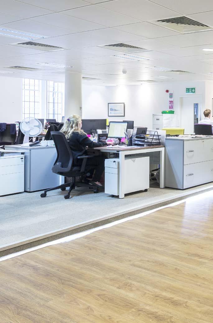 The Space High quality plug & play office space First Floor Plan / 4,049 sq ft (376 sq m) The office has been fitted out to a high standard offering plug and play accommodation from September 2017.