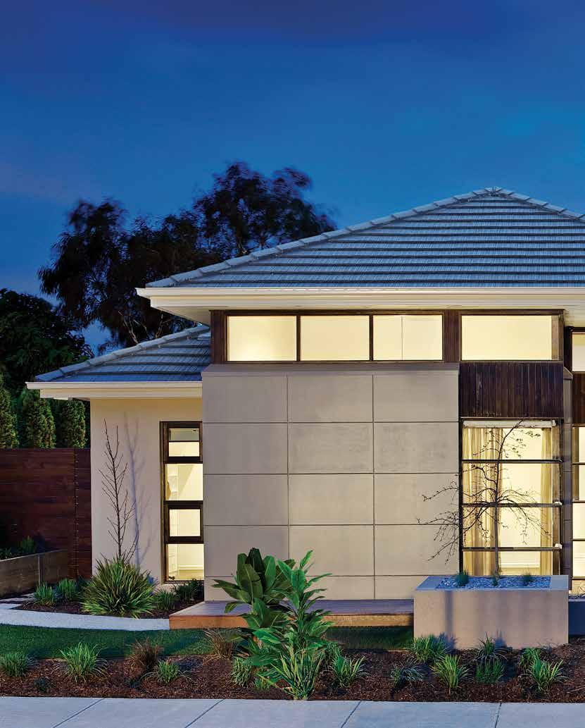 SINGLE STOREY HOMES Choose standout design features which give your home that wow factor, creating a lasting first impression.