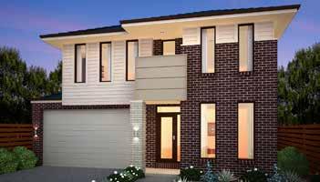CENTRAL facade Brickwork downstairs coupled with a weatherboard look upstairs equals two floors of striking beauty.