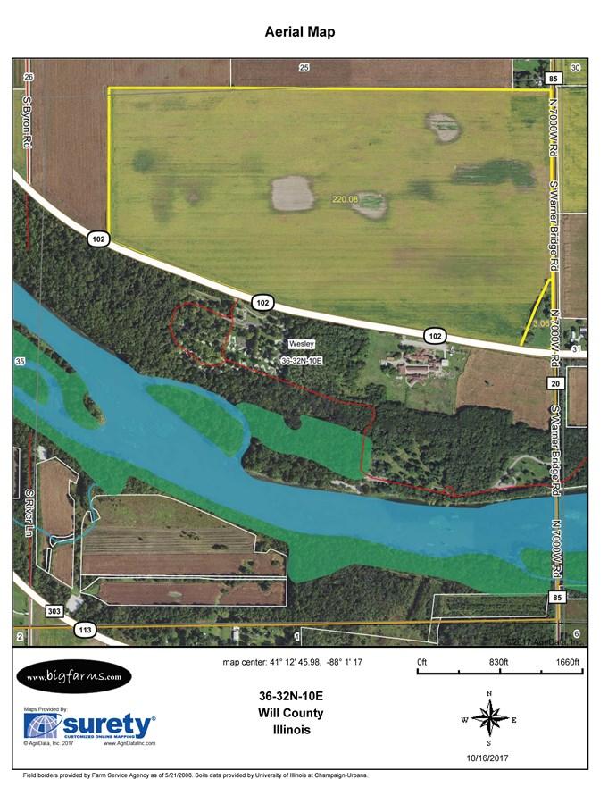 FSA MAP OF WESLEY TOWNSHIP 225