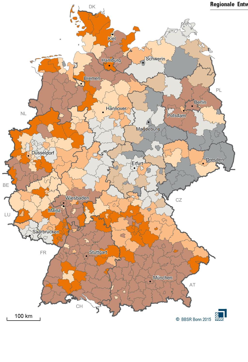 Appendix REGIONAL DEVELOPMENT IN LIVING SPACE DEMAND IN GERMANY FROM 2015 TO 2030 Highest increases in living space demand in Germany s Big 7 cities and their surrounding areas Equally high