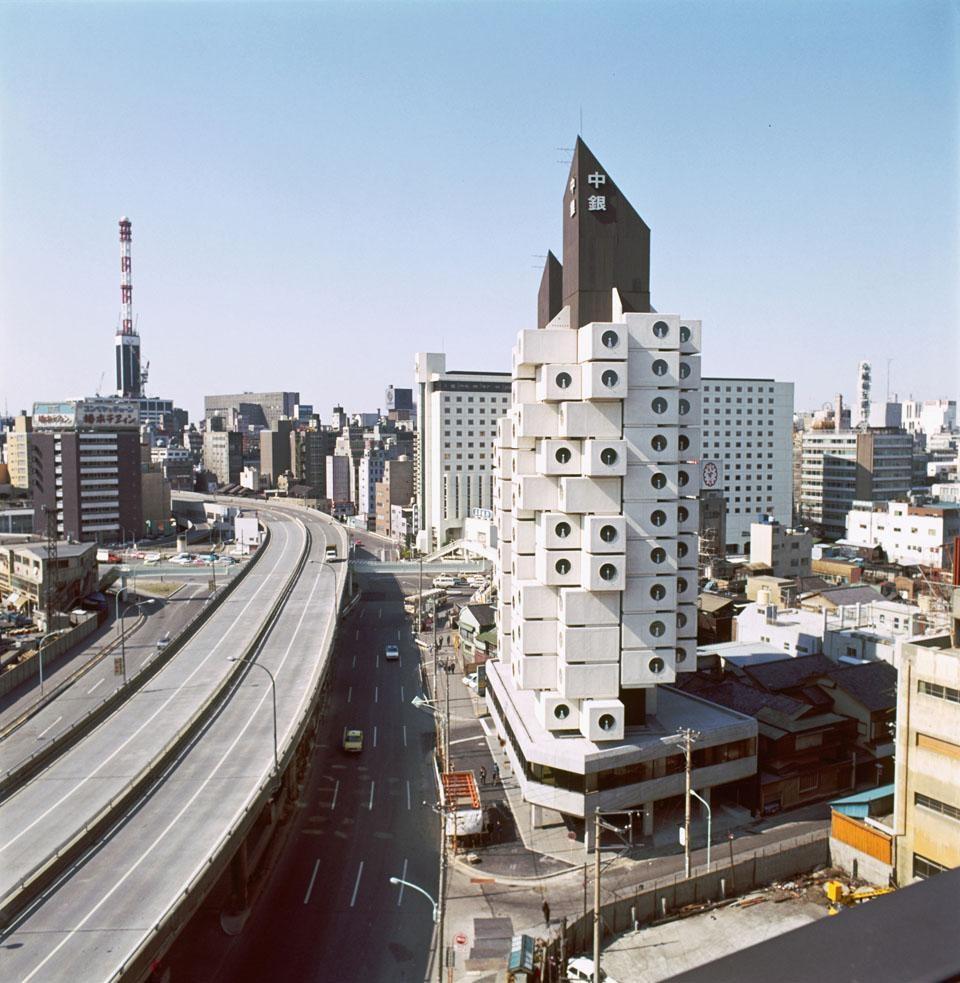 Figure 13: Photo of constructing process, Beyond Metabolism: The New Japanese Architecture 13 Figure 14: Kurokawa