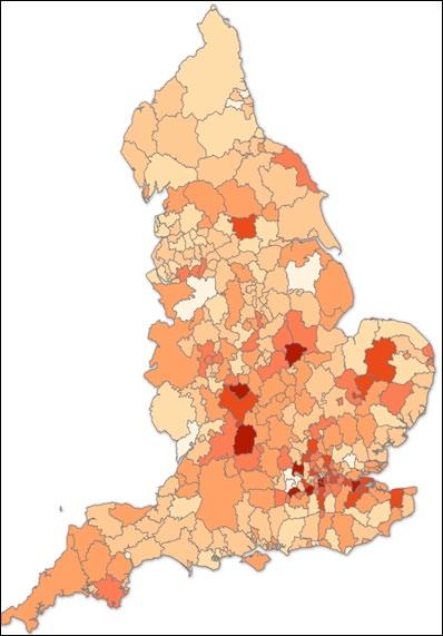 Research Findings Rent Inflation This section shows the rent inflation results at national, regional and