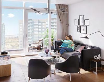 Spacious living areas with double-glazed windows and sweeping balconies ensure that you always