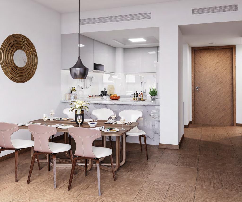 Fine Dining Experience Our open plan kitchen areas are ready for customisation.