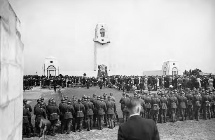 56 Australian Historical Studies, 46, 2015 Figure 3. The unveiling of the Australian memorial at Villers-Bretonneux, July 1938.