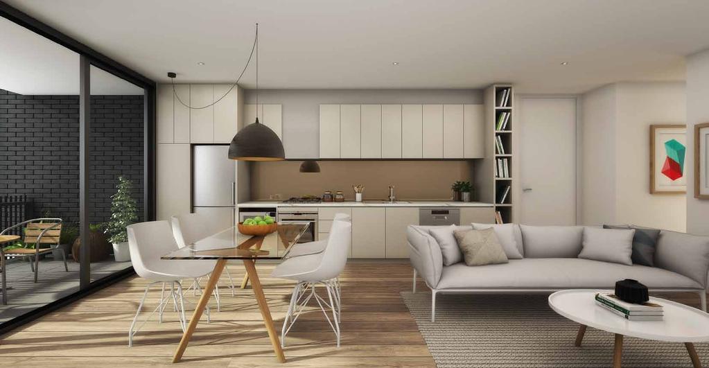 ARTIST IMPRESSION { OPEN LIVING } AN IMPRESSIVELY FRESH TAKE ON MODERN, ENVIRONMENTALLY FRIENDLY URBAN LIVING Simple, elegant and innovative, each unit invokes an unmatched sense of style.