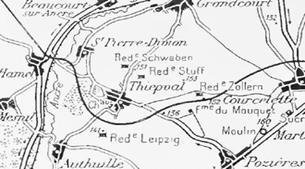On 21 October Alfred William s battalion moved up to the Schwaben Trench where the battalion headquarters were situated.