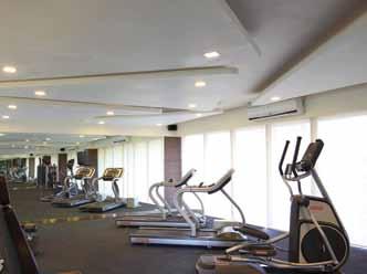 Gymnasium A fit body complements a healthy mind.