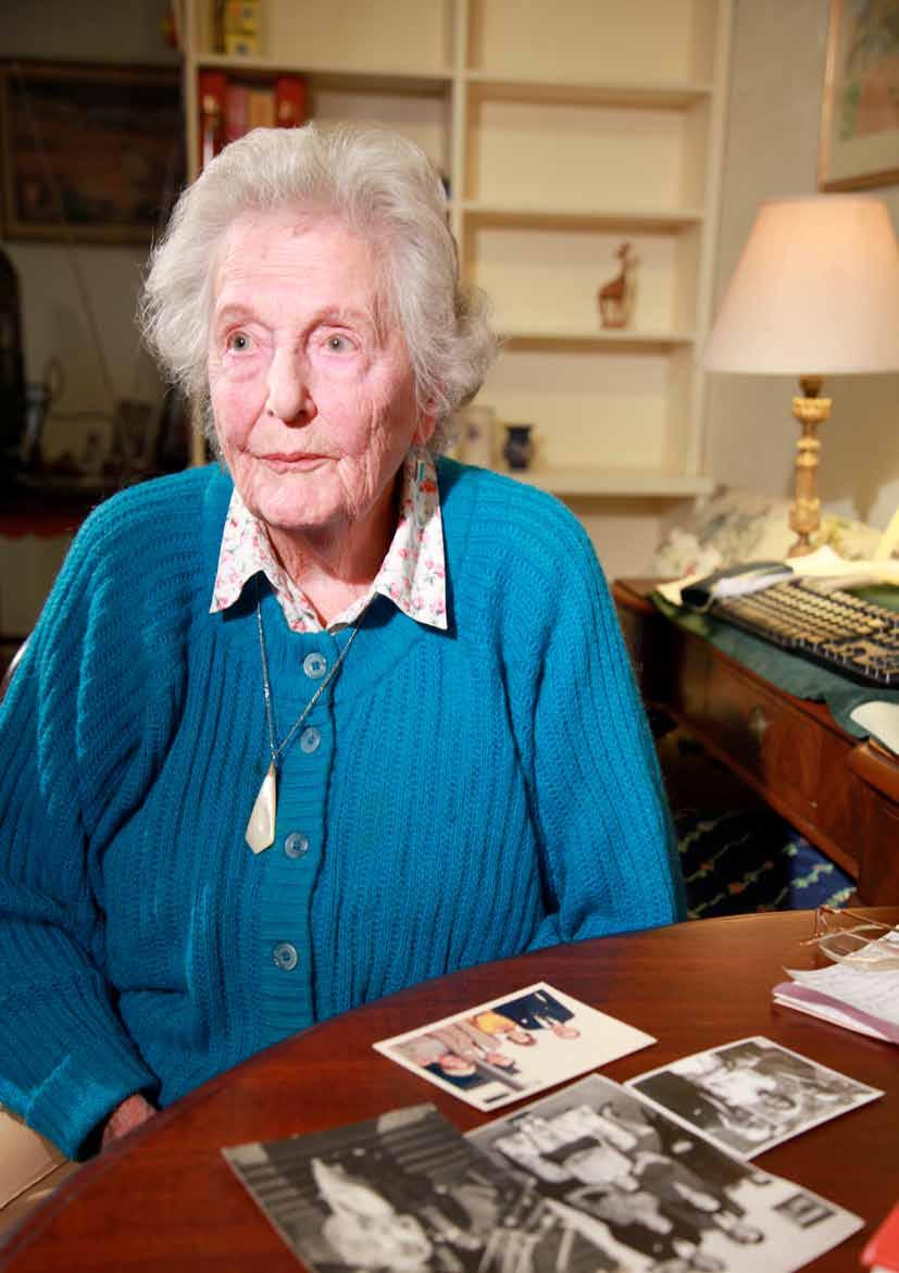 Margaret Lodge (97) is a prominent Canberra personality.