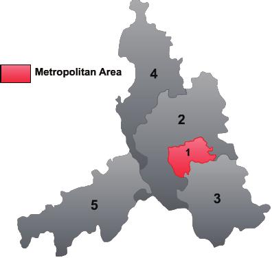 APPENDIX V SAVILLS RESEARCH REPORT 5) Foshan a) Overview of the city economy Map 10: Foshan s administrative divisions, district population and GDP contribution District 2012 permanent population