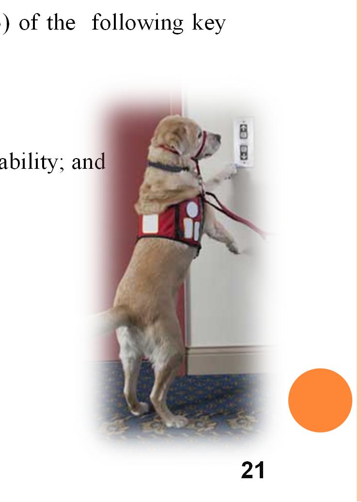 FAIR HOUSING ACT AND DISABILITY Validating The Assistance Animal An individual s decision to utilize an assistance animal instead of receiving a different form of therapy or medication is the private