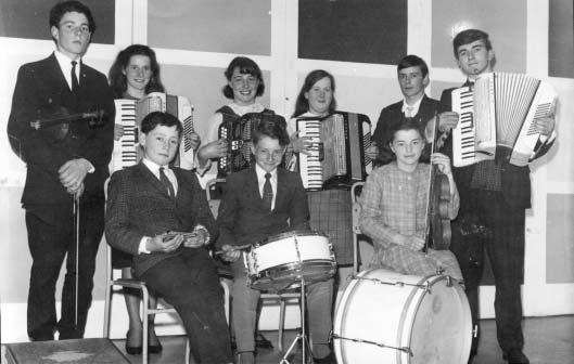 Céilí Band Back: Francis Spillane, Kathleen Harty, Mary