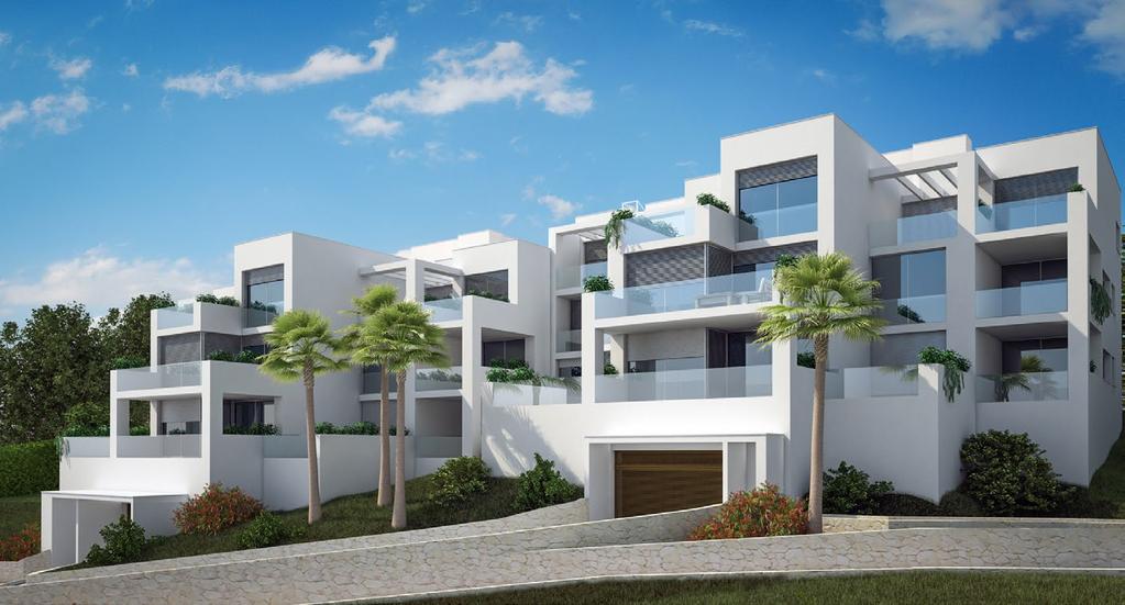 2 and 3 bedrooms with spacious terraces and