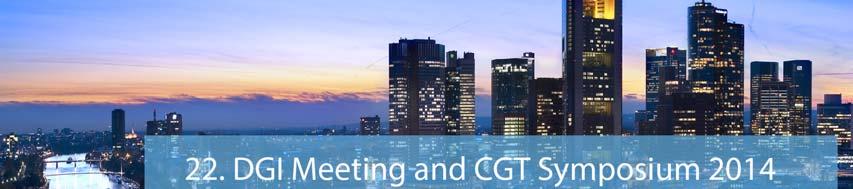 LOEWE Center for Cell and Gene Therapy Frankfurt (CGT) Invitation Dear colleagues and friends, On behave of the local organising committee, it is our pleasure to invite you to Frankfurt for the 22 nd