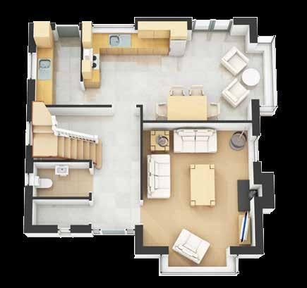 Ground Floor Lounge 16 11 x 13 4 5.2m x 4.1m* Kitchen 11 6 x 22 9 3.5m x 7.0m* Utility Room 9 7 x 5 11 2.9m x 1.8m W.C. 6 2 x 4 3 1.9m x 1.3m Ground Floor Master Bedroom 9 10 x 13 4 3.0m x 4.