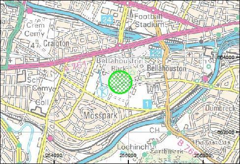 Location map Approximate position of property Enquiry boundary Reproduced by permission of