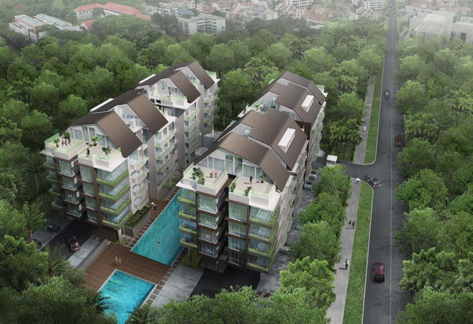 Artist s impression only Two blocks of 82 freehold units, with selection of 1+1, 2 and 2+1- apartments and