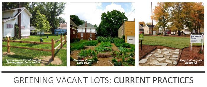 HOW to green vacant lots?