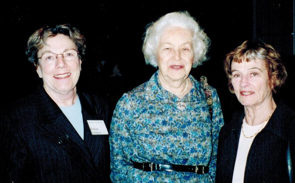 Barbara Lampcov, Lucy Potts, and Lois Dodds,