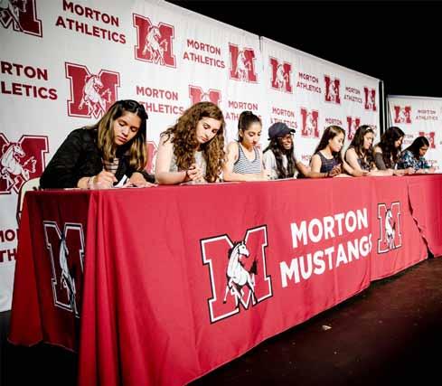 This night is to celebrate with all the community the accomplishments of those Mustangs making the commitment to play collegiate athletics. I am so proud of the Mustang Athletic Class of 2017!