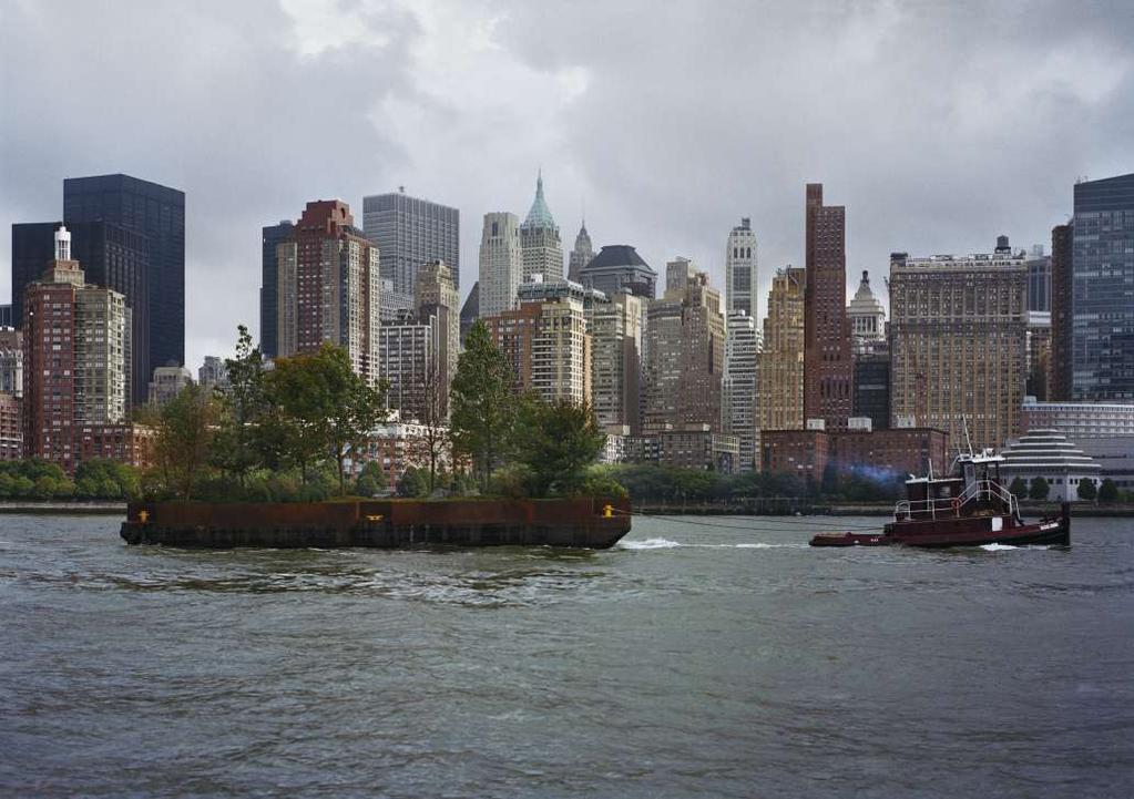 Floating Island to Travel Around Manhattan Island Robert Smithson