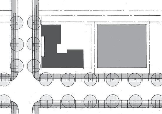 Axonometric view of typical Typical footprint Maximum envelope P A G E 1 6 Description: This prototype is intended to accommodate residential multiple-family uses in an urban T.4 TOWN APARTMENT.