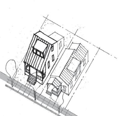 FUTURE RESIDENTIAL FUTURE RESIDENTIAL Axonometric view of typical Typical footprint P A G E 3 0 Description: The Village luster prototype is intended to provide small detached single dwellings