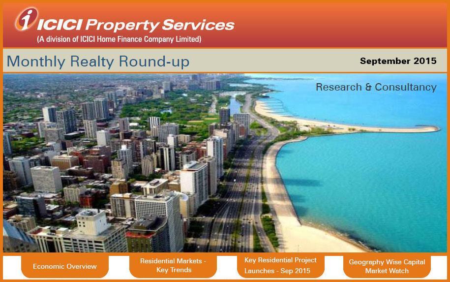 REALTY ROUNDUP: SEPTEMBER 2015 ECONOMIC OVERVIEW WPI-based inflation, as measured by the wholesale price index (WPI), fell 4.95% yearon-year in August 2015, following a 4.