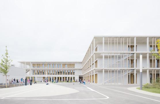27,500 m² Planning contract: 09/2014 Client: Landesmesse Stuttgart Location: Messepiazza 1, 70629 Stuttgart 2017 Four Modular Elementary Schools, Munich Design of