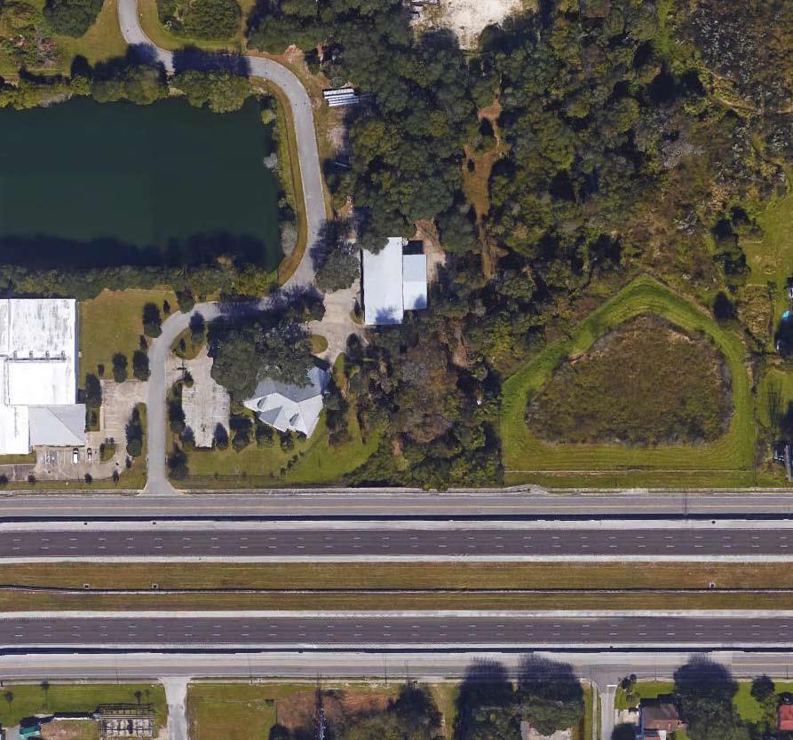 Close Up AErial LAKELAND Room-To-Go Site TAMPA North Frontage