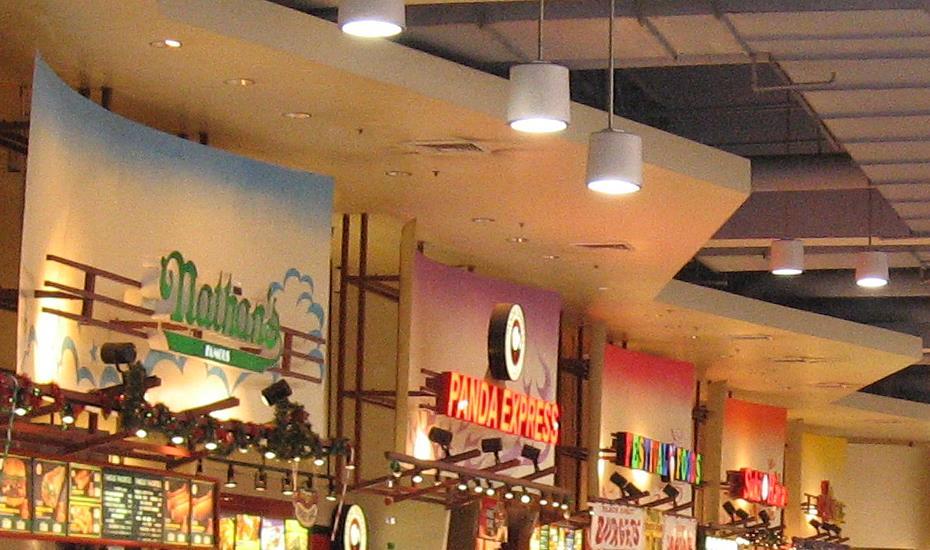 FOOD COURT SIGN ELEVATION Note: Signage type and location must be coordinated with Landlord s Tenant