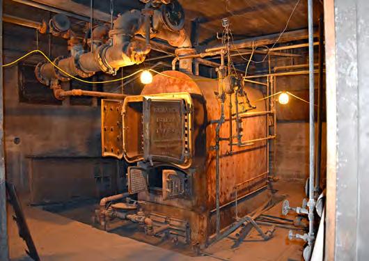 Boiler and pipes will remain in