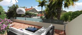 There is ample terracing around the pools for relaxing poolside, whilst soaking up the sun and the