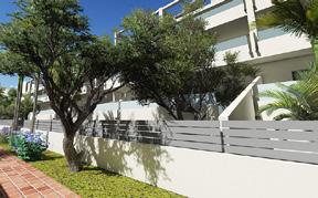 Mediterranean forest with a mountain backdrop, the sparkling sea to the South and Gibraltar and