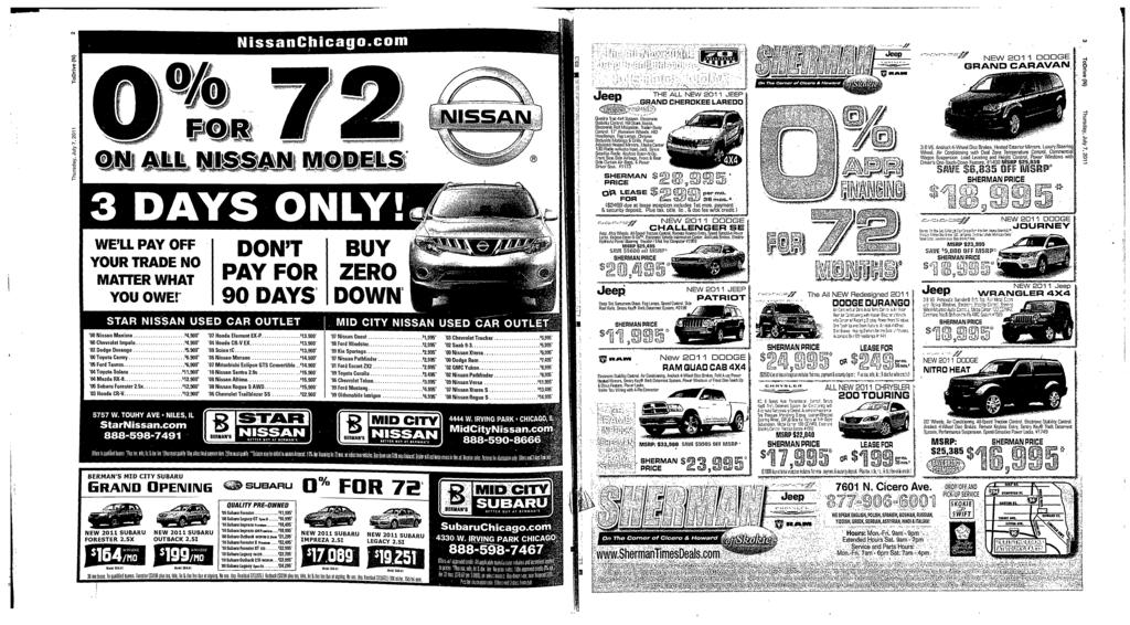 NissanChicagoCOm NEW 2011 DODGE GRAND CARAVAN t'i/e AL NE'!