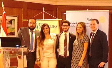 Rotary Club of Beirut Cosmopolitan Monthly Publication June 2016 Page X 6 Tuesday, June 28, 2016 -- Business Meeting, Hotel Phoenicia Georgia Rotary Student Program (GRSP) 2015/2016 Returning