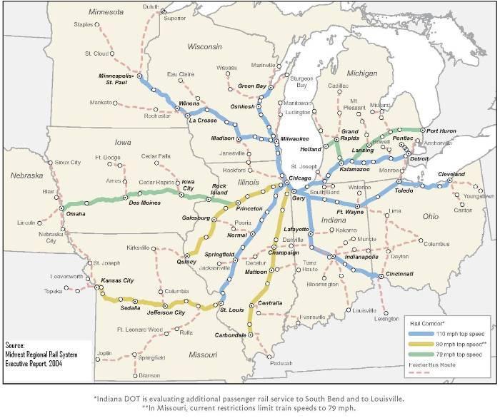 CHAPTER FIVE: EXISTING CONDITIONS 5.3.2.4 Rail Road Service Wisconsin s rail facilities are comprised of four major (Class 1) railroads, three regional railroads, and four local railroads.
