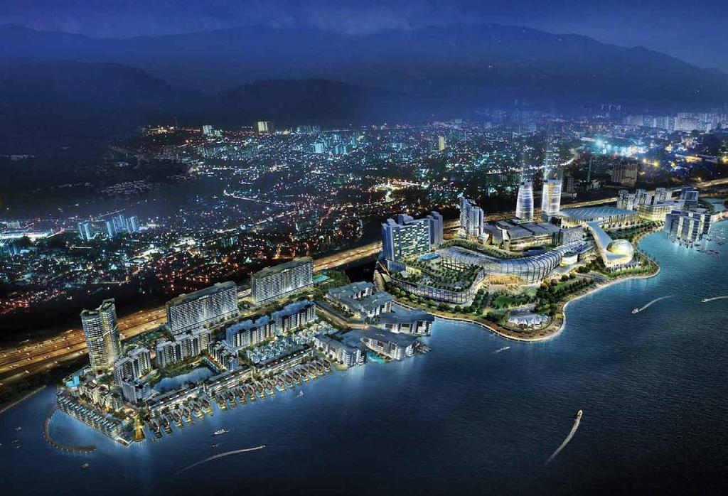 IDING THE WAVES, PENANG SHINES WITH THE LIGHT. Dramatic changes are taking place in Penang. All part of a grand plan to position the island state for world recognition.
