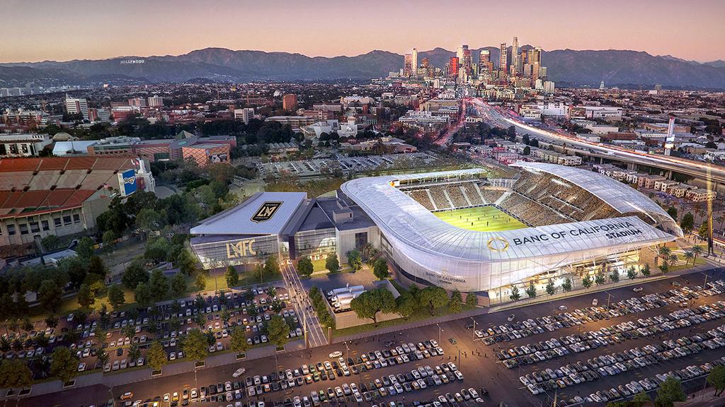The stadium, named Banc of California Stadium, will be the first open-air stadium in the heart of LA since 1962,