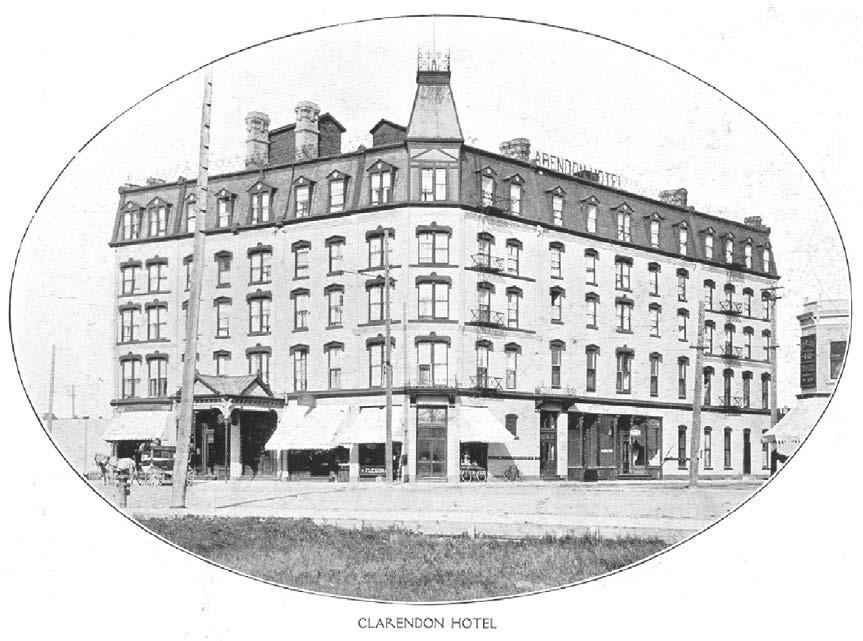 Plate 2 This 1892 image shows the west side of Main Street south of Higgins Avenue, across from the