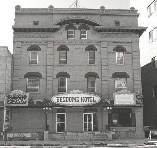 Plate 7 Vendome Hotel, 308 Fort Street, front (east) façade, 1978.