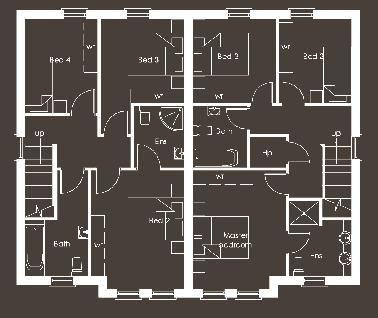 The lower ground floor provides a shower room and, a family room or fourth bedroom and access to an internal garage.
