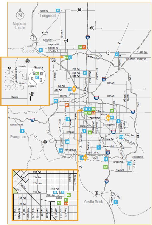 Denver/Boulder Service Area 22 Medical Office Buildings, including the following Specialty Centers: Franklin Medical Offices Rock Creek Medical Offices Lone Tree Medical Offices 4 Urgent Care