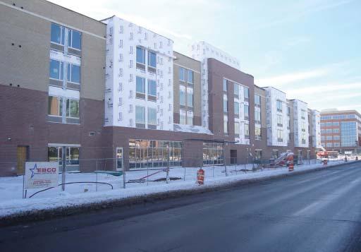Exhibit 4-29: Fitzsimons Village Transit-Oriented Development Corporex s Fitzsimons Village project combines a hotel and offices for Children s Hospital into one development, connected to the