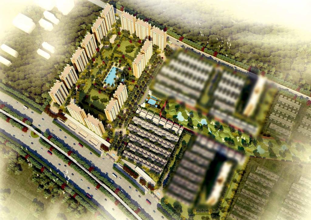Sage Greens OLIVE GREENS High Rise Appts Emerald Greens KHELGAON 15 Acres Central Green as big as 3 football fields Fern Greens Olympic-size Swimming pool Future Development City Club Golf Club for