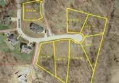 Multiple residential lots varying in size & price.