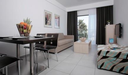 Superior One bedroom Apartments The Anemi Superior One-Bedroom Apartments sleep 1-4 guests.